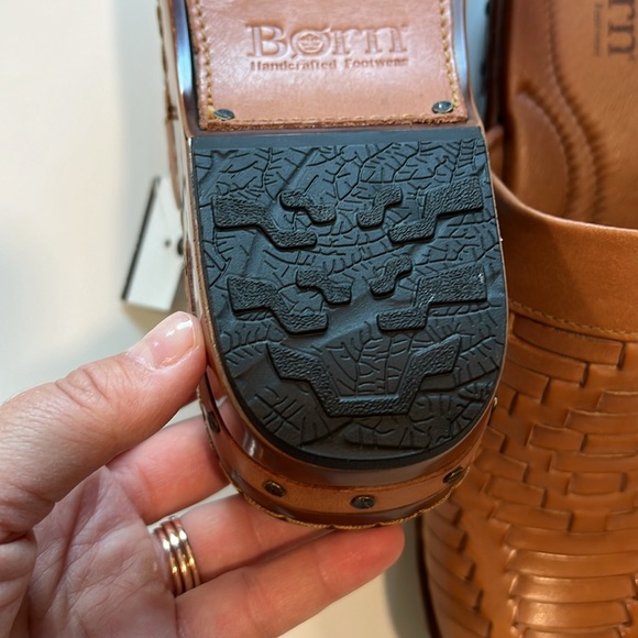 Born - Yucatán woven leather clogs, 8, natural - Picture 5 of 12